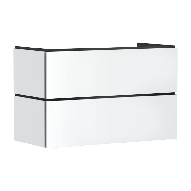 Тумба под раковину подвесная Hansgrohe Xilesa E 98х47 см МДФ матовый белый 54297700