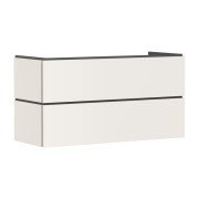 Тумба під раковину підвісна Hansgrohe Xilesa E 118х47 см МДФ пісочно-бежевий матовий 54298780