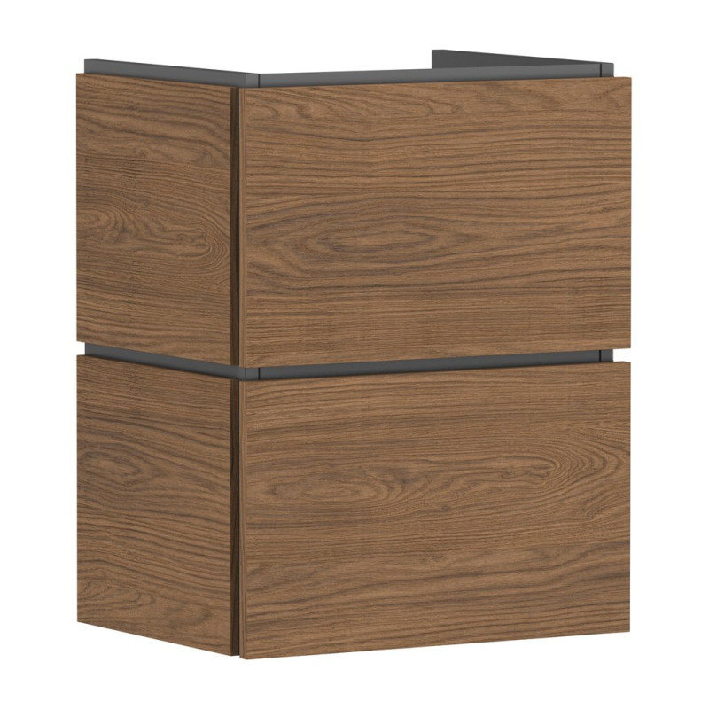 Тумба под раковину подвесная Hansgrohe Xilesa E 48х38 см ДСП дуб кашемир 54290550