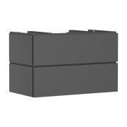 Тумба под раковину подвесная Hansgrohe Xilesa E 98х55 см МДФ сланцево-серый матовый 54302760