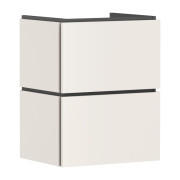 Тумба под раковину подвесная Hansgrohe Xilesa E 48х38 см МДФ песочно-бежевый матовый 54290780