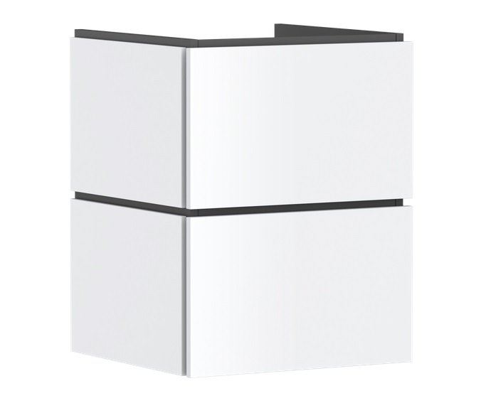 Тумба под раковину подвесная Hansgrohe Xilesa E 48х47 см МДФ матовый белый 54291700