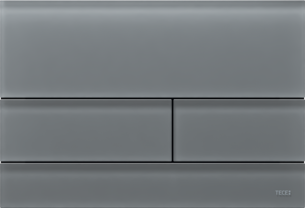 Кнопка смыва TECE TECEsquare II для системы двойного смыва стекло сигнальный серый 9240826