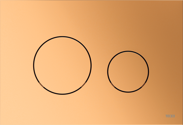 Кнопка смыва TECE TECEloop для системы двойного смыва пластик латунь 9240936