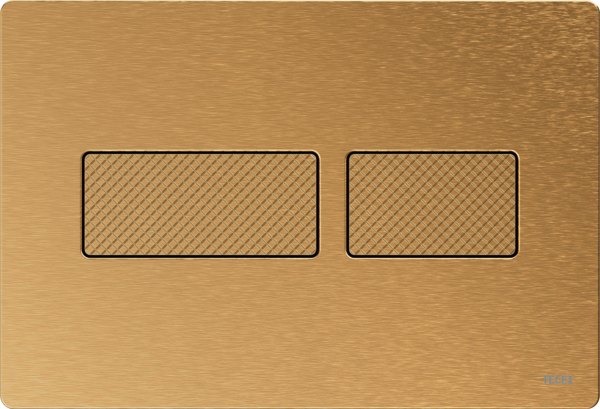 Кнопка смыва TECE TECEsolid для системы двойного смыва нержавеющая сталь латунь матовая 9240436