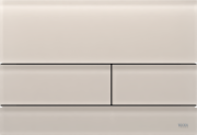 Кнопка смыва TECE TECEsquare II для системы двойного смыва стекло песочно-бежевый матовый 9240827