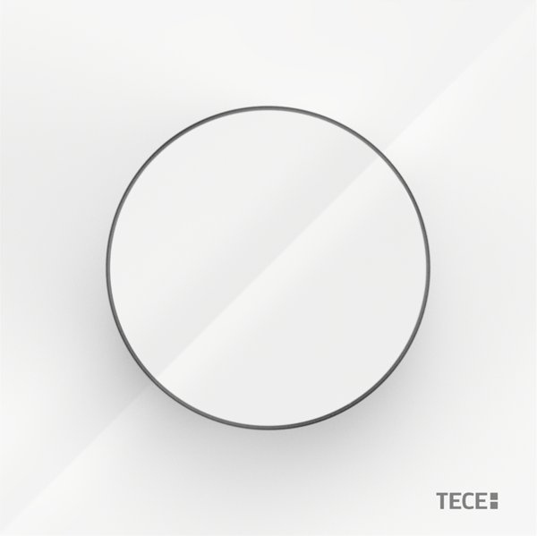 Кнопка смыва TECE TECEflushpoint пневматическая для системы одинарного смыва глянцевый белый 9240984