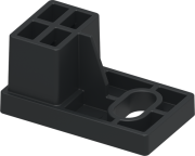 Опорна ніжка TECE TECEbase пластик чорний 9820239