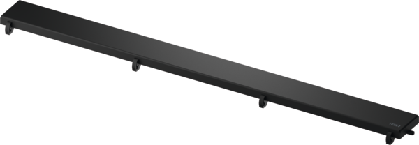 Решетка для водосточного желоба TECE TECEdrainline Steel 1200 мм нержавеющая сталь черный матовый 601285