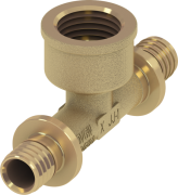 Тройник TECE TECEflex с внутренней резьбой 16х1/2''х16 кремниевая бронза 709801