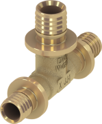 Тройник редукционный TECE TECEflex 25х25х20 латунь 760528