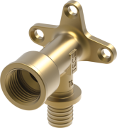 Уголок настенный Tece TECEflex длина выпускных отверстий 54 мм 16х1/2'' латунь 768503