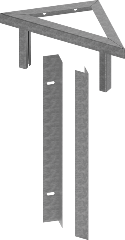 Крепления модуля TECE TECEprofil 320 для углового настенного монтажа 9380015