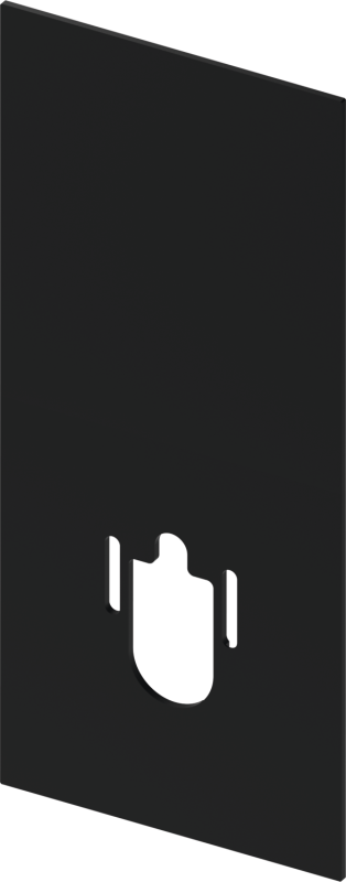 Модернізаційна пластина для унітазів біде TECE чорний матовий 9700621