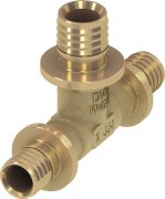 Тройник редукционный TECE TECEflex 32х32х20 латунь 760529