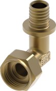 З'єднувальний куточок Tece TECEflex плоске ущільнення 25х3/4'' латунь 767592
