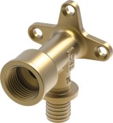 Кутник настінний Tece TECEflex довжина випускних отворів 54 мм 16х1/2'' латунь 768503