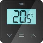 Комнатный блок управления TECE TECEfloor SH-DT со встроенным датчиком температуры черный 77420052