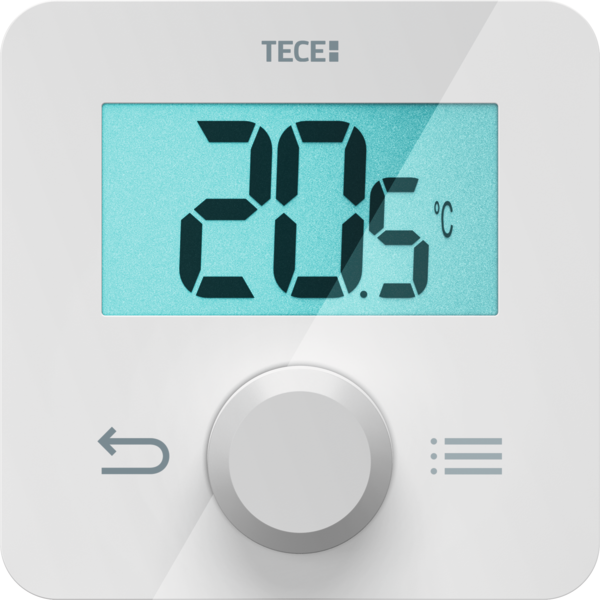 Комнатный блок управления TECE TECEfloor SH-DTP температура программируемый белый 77420055