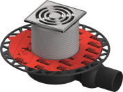 Сливной трап для душа TECE TECEdrainpoint S 113 экстра-плоский с универсальным фланцем Seal System 3601106