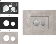 Основа для панелей смыва TECE TECEloop для облицовки плиткой 9240631
