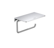 Держатель для туалетной бумаги Roca Hotels Round с полкой металл хром A817581C00