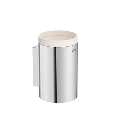 Склянка для зубних щіток Roca Hotels Round настінний метал хром A817595C00