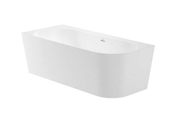 Ванна из искусственного камня Roca Raina 170х75 см угловая левосторонняя Stonex® белый A248666000