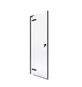 Душевая дверь Roca Metropolis-N 90х200 см профиль черный матовый/прозрачное стекло AMP0809016M