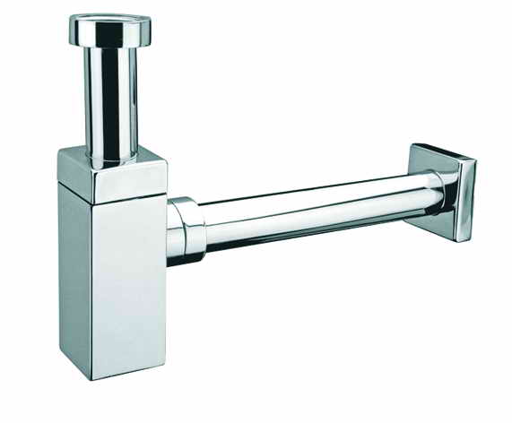 Сифон для раковины без слива McAlpine Lux 1¼ латунь хром CA32SQEU-CB