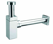 Сифон для раковины без слива McAlpine Lux 1¼ латунь хром CA32SQEU-CB