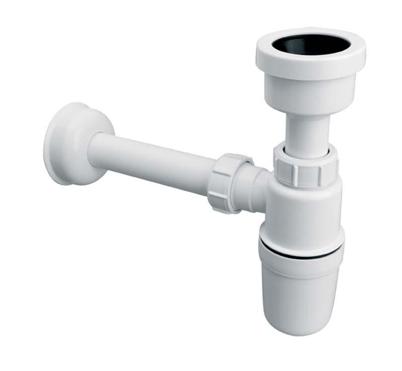 Сифон для писсуара McAlpine 1¼ простой пластик белый HC2P