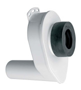 Сифон для писсуара McAlpine 2х50 мм полипропилен белый HC-UP50