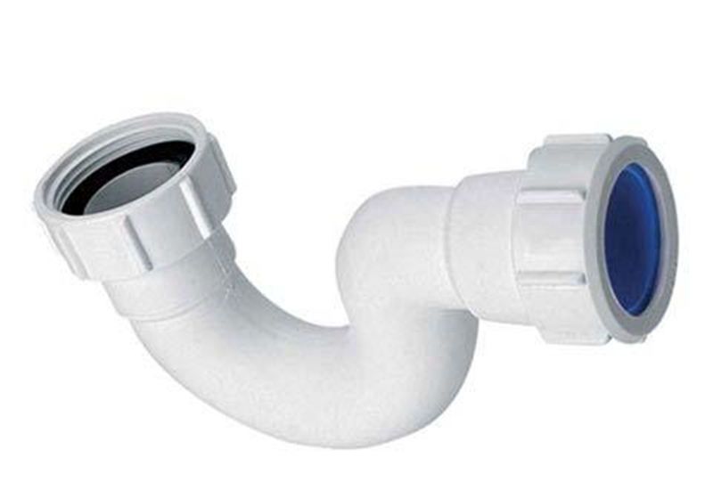 Сифон для биде McAlpine 1¼х32 одноколенный полипропилен белый HC24-32