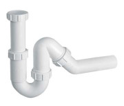 Сифон для кухонной мойки McAlpine без слива 1½х40 полипропилен белый HC6