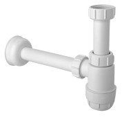 Сифон для раковины McAlpine 1¼ пластик белый HC2-40