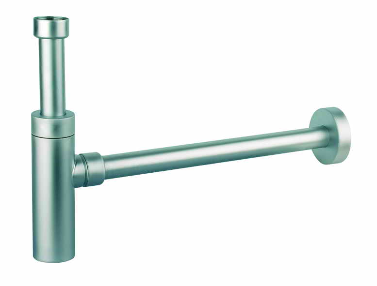 Сифон для раковини без зливу McAlpine Lux 1¼ латунь сатин CA32EU-SC