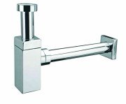 Сифон для раковини без зливу McAlpine Lux 1¼ латунь хром CA32SQEU-CB