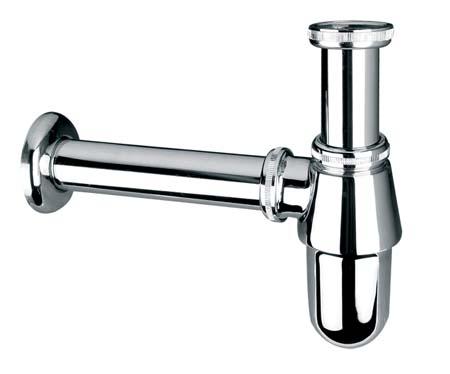 Сифон для раковини та біде McAlpine без зливу 1¼ латунь хром 200CB