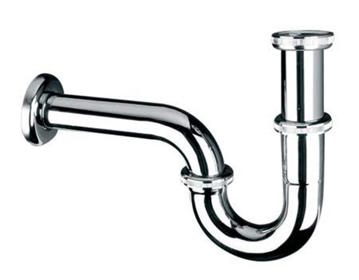 Сифон для раковины McAlpine 1¼ без слива латунь хром 215CB