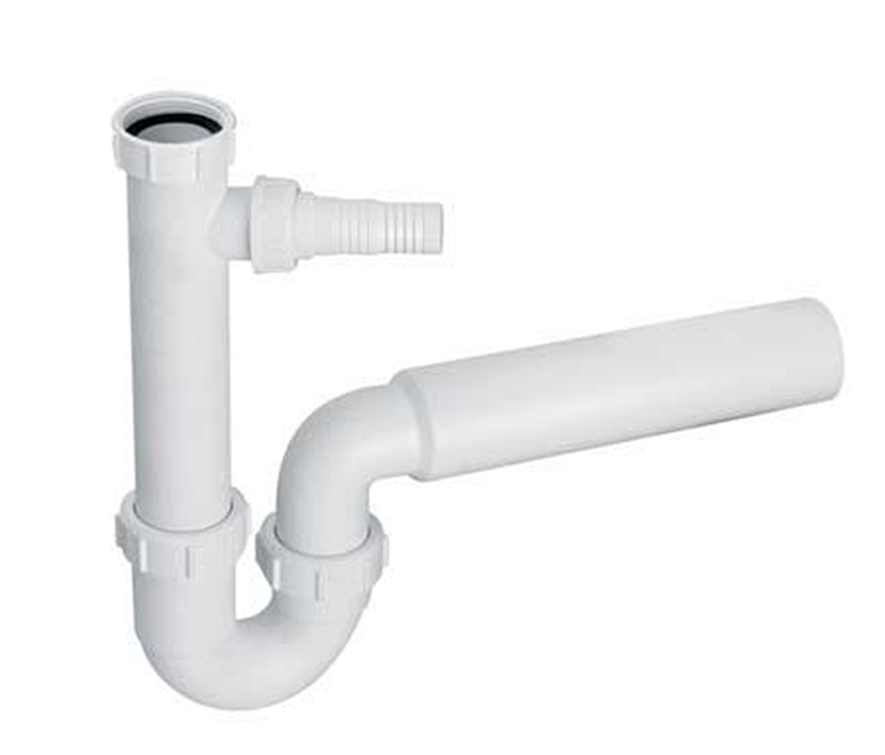 Сифон для кухонної мийки McAlpine 1½х50 з підключенням до пральної машини HC7