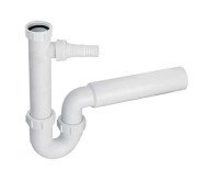 Сифон для кухонной мойки McAlpine 1½х50 с подключением к стиральной машине HC7