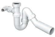 Сифон для кухонной мойки McAlpine 1½х50 без слива с подключением к стиральной машине HC8