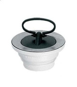 Злив для раковини McAlpine 1½ з решіткою та пробкою хром HC15