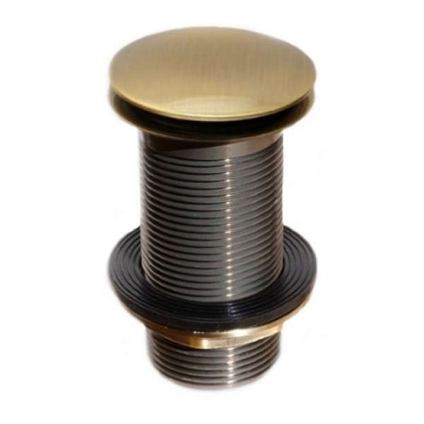 Донный клапан McAlpine для раковины без перелива click-clack 1¼ латунь коричневый CWU60АВ