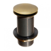 Донный клапан McAlpine для раковины без перелива click-clack 1¼ латунь коричневый CWU60АВ