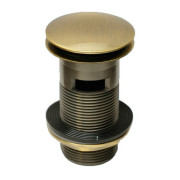 Донный клапан для раковины McAlpine click-clack 1¼ латунь античная бронза CW60-AB