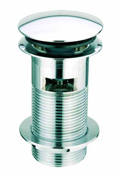 Донний клапан McAlpine для раковини з переливом click-clack 1¼ латунь хром CW60CB