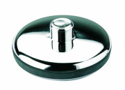 Пробка для раковины McAlpine d39 мм с отверстием для цепочки пластик хром CP1