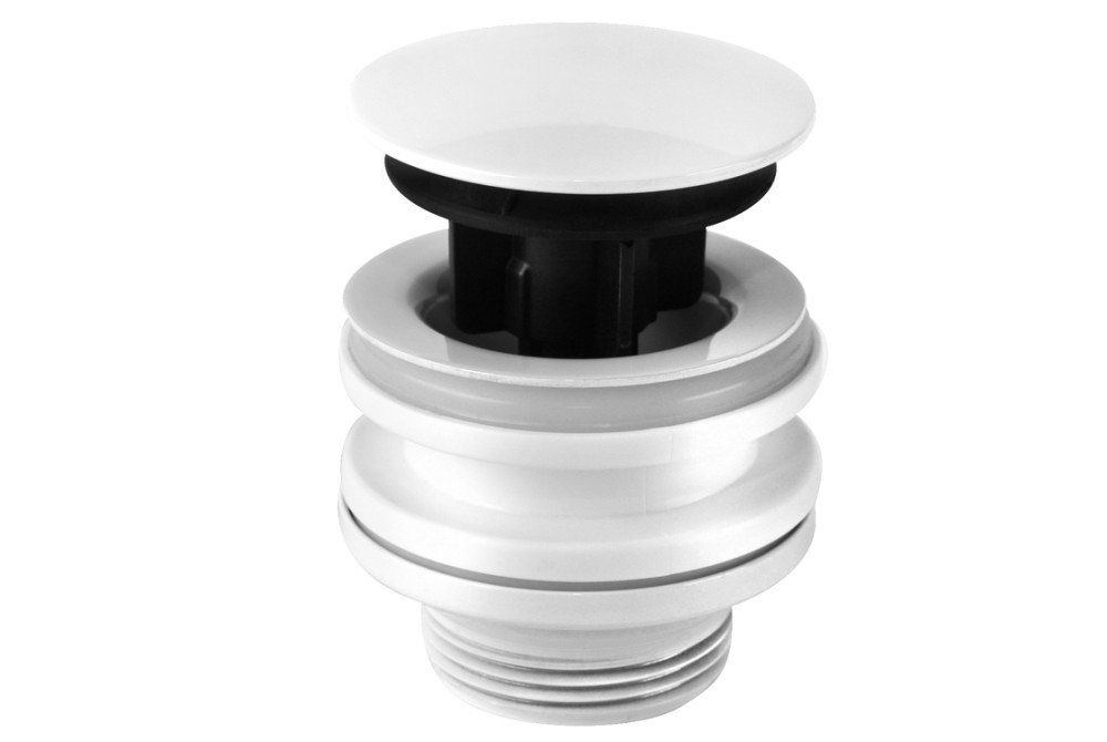 Донный клапан для раковины McAlpine click-clack 1¼ латунь белый CWP60CB-WH